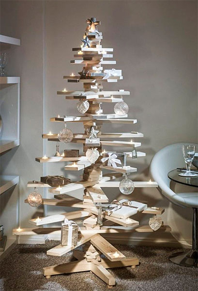 Natal sustentável: 10 árvores recicladas para inovar sua decoração