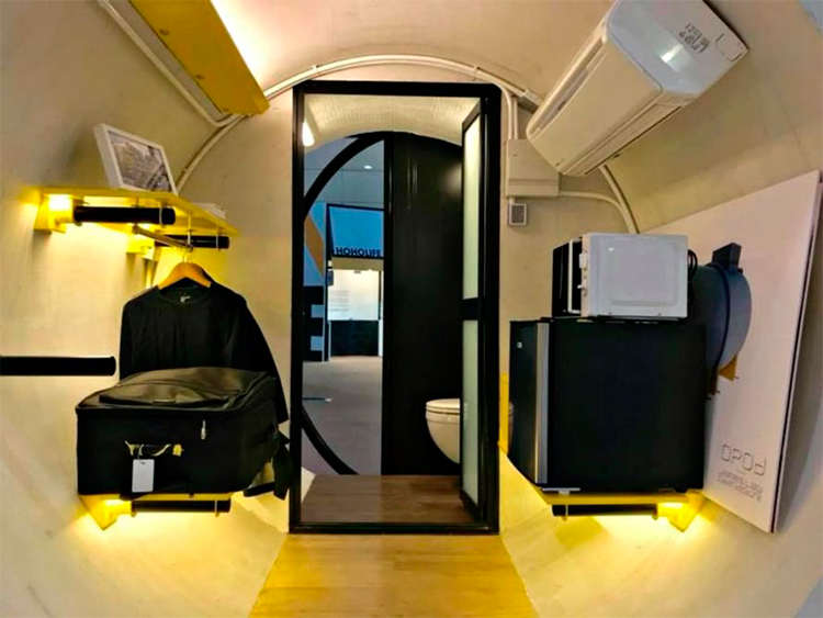 Minicasas são construídas com tubo de concreto