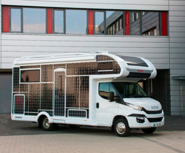 motorhome é movido a energia solar
