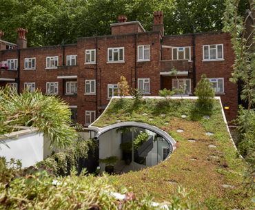 Telhado verde é destaque de estúdio em Londres