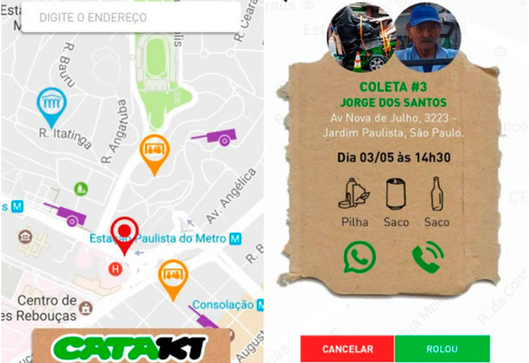 Una aplicación que conecta recogedores de basura con quienes desean reciclar